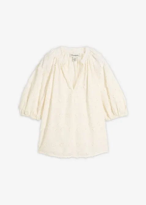 Bluse i 100% bomull, bonprix