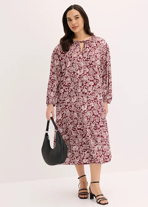 Tunikakjole i lett viskose, bonprix