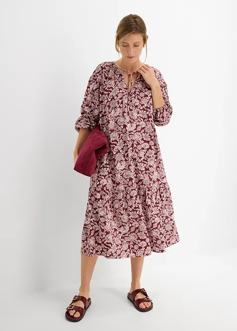 Tunikakjole i lett viskose, bonprix