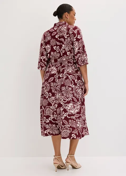 Skjortekjole i lett viskose, bonprix