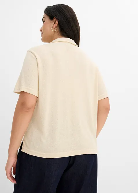 Polotopp i strikket stil, bonprix