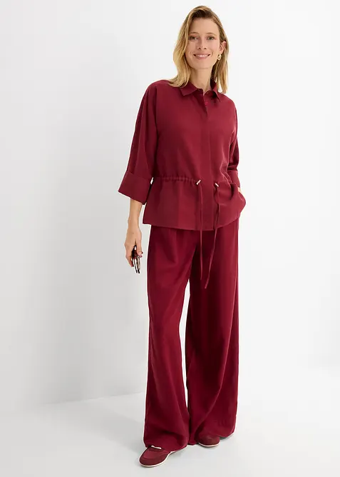 Bluse i myk viskosemiks, bonprix