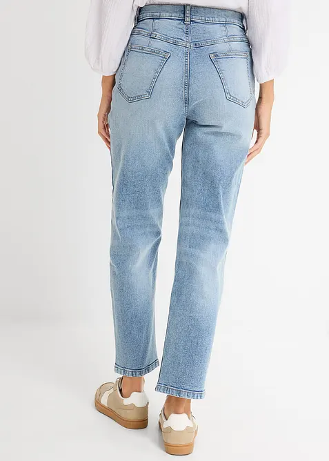 Straight-jeans Loose fit, High Waist, cropped, bonprix