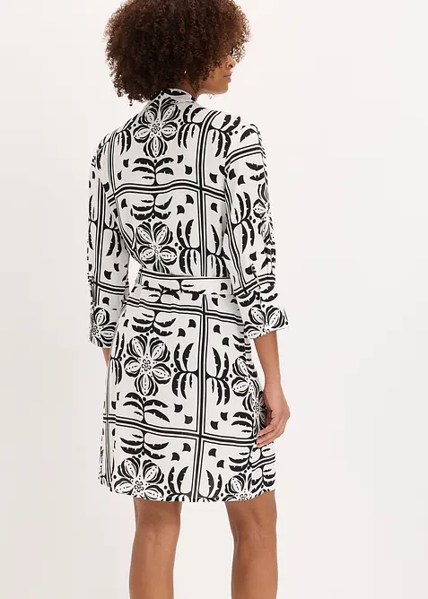 Skjortekjole i lett viskose, bonprix