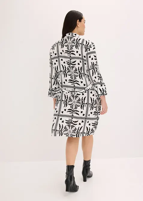 Skjortekjole i lett viskose, bonprix