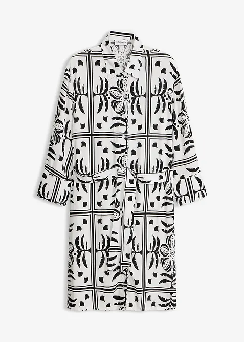 Skjortekjole i lett viskose, bonprix