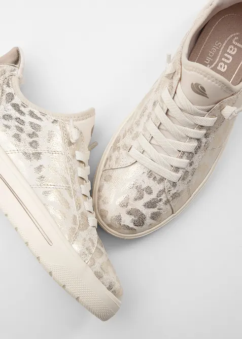 Komfortable slip-in sneakers i behagelig bredde fra Jana, Jana