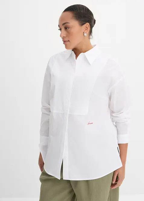 Skjorte med skrift, bonprix