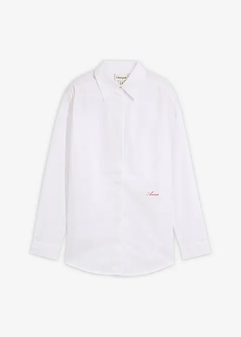 Skjorte med skrift, bonprix