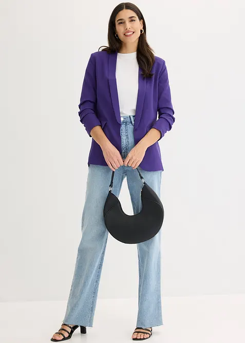 Blazer med rynking, bonprix