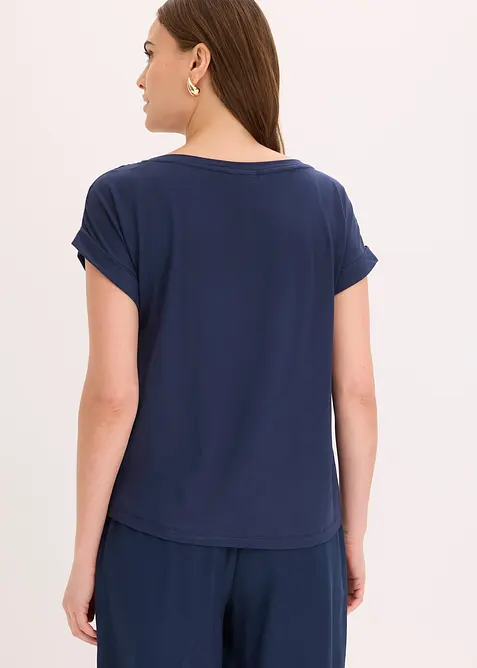 Topp med hullblonder, bonprix