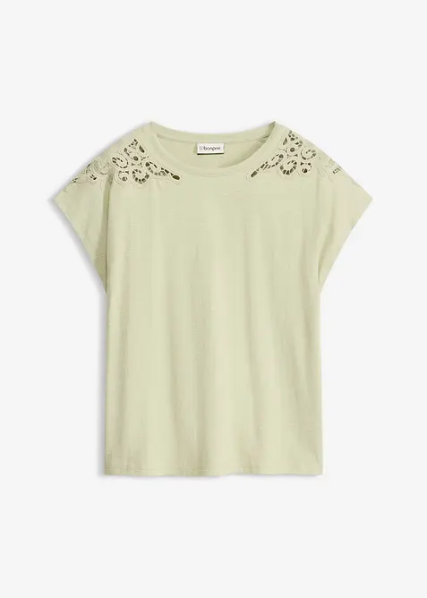 Topp med heklede detaljer, bonprix