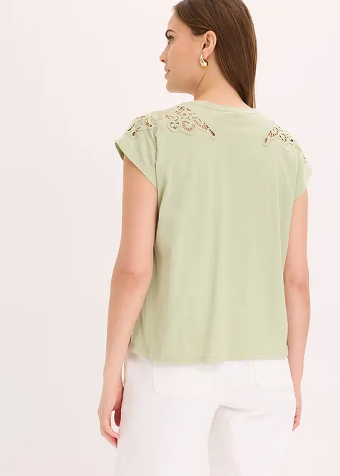 Topp med heklede detaljer, bonprix