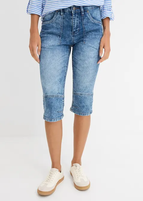 Stretch-Capri-Jeans, bonprix
