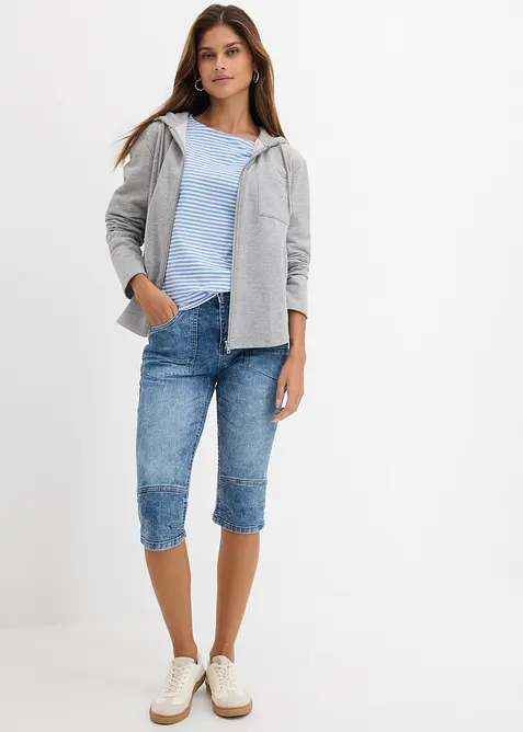 Stretch-Capri-Jeans, bonprix