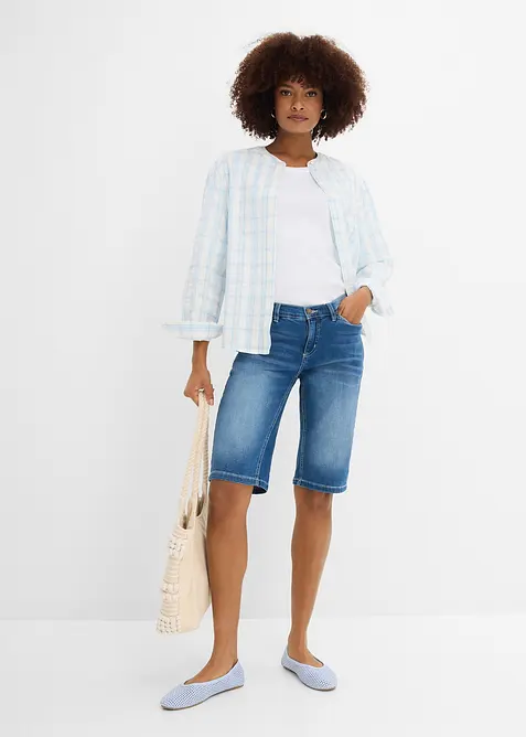 Bermuda-jeans, komfort-stretch, bonprix