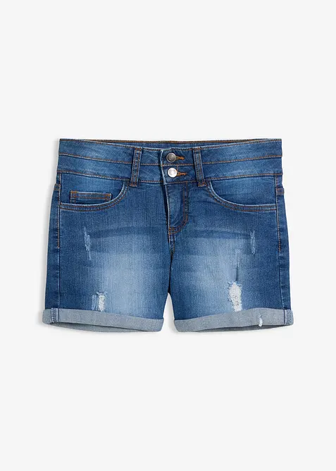 Denimshorts Mid Waist, bonprix