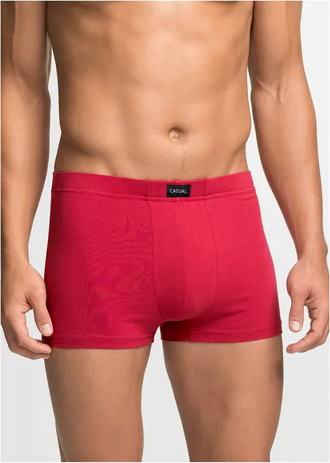 Boksershorts med bomull i ettersittende modell (3-pack), bonprix