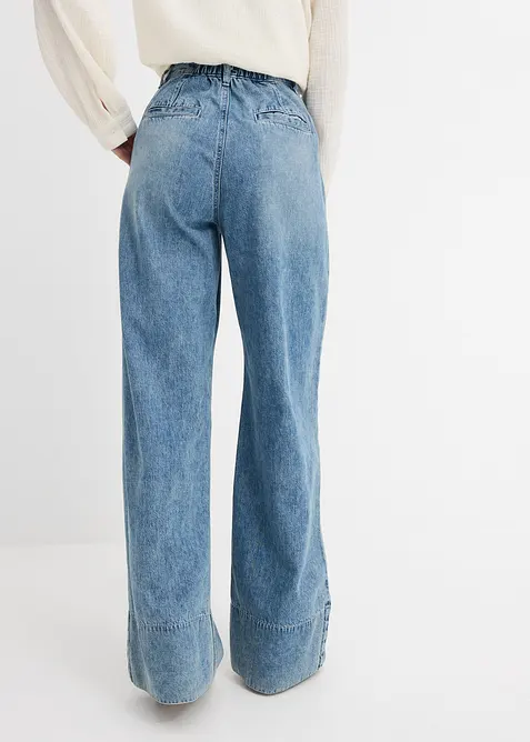 Wide Leg-jeans, High Waist, bonprix