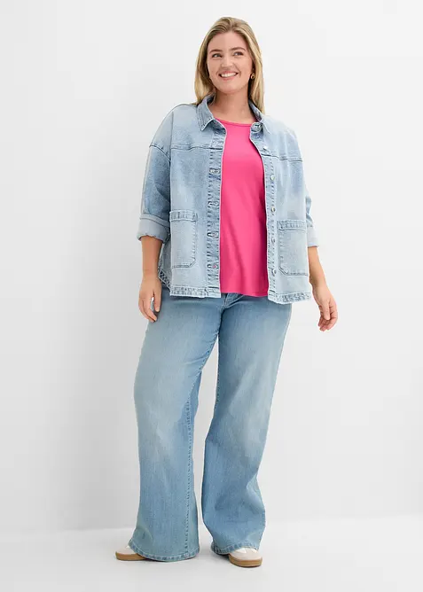 Topp i myk viskosemiks, bonprix