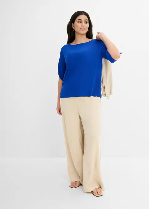 T-skjorte med b&aring;thals, bonprix