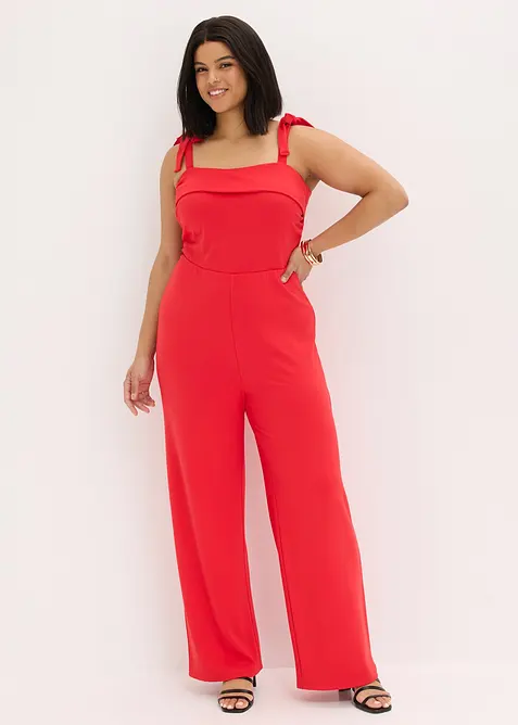 Jumpsuit med knytestropper, bonprix