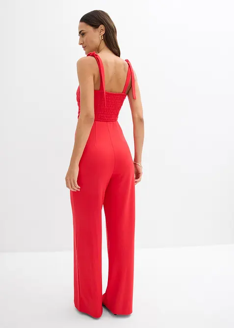 Jumpsuit med knytestropper, bonprix