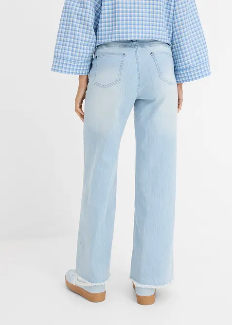 Wide Leg-jeans High Waist, bonprix