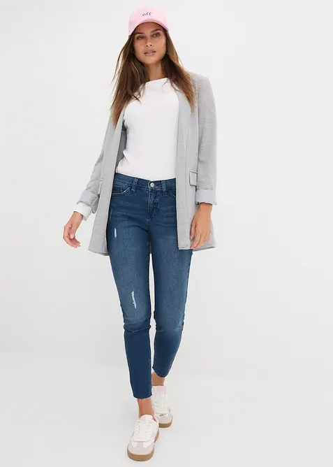 Skinny-jeans, Mid Waist, cropped, bonprix