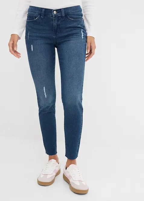 Skinny-jeans, Mid Waist, cropped, bonprix