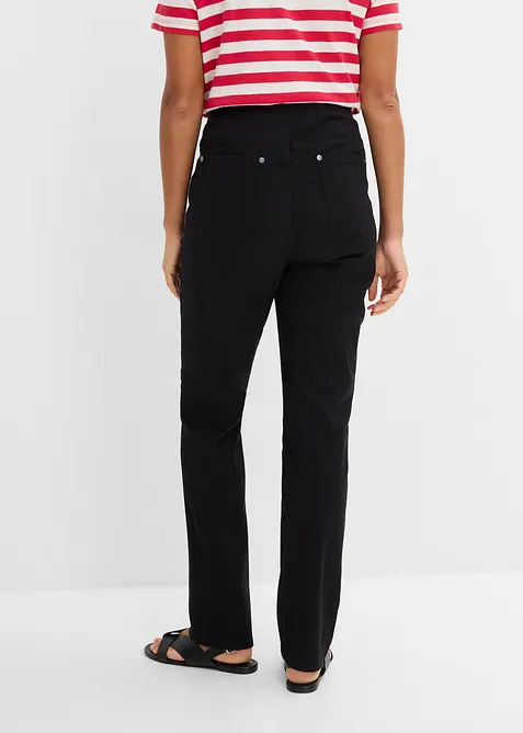 Treggings i twill i elastisk bomullsmiks, bonprix