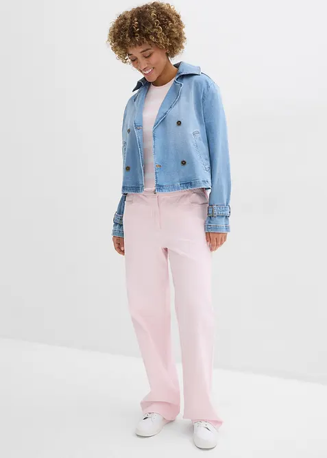 Lang topp i kraftig &oslash;kologisk bomull, bonprix