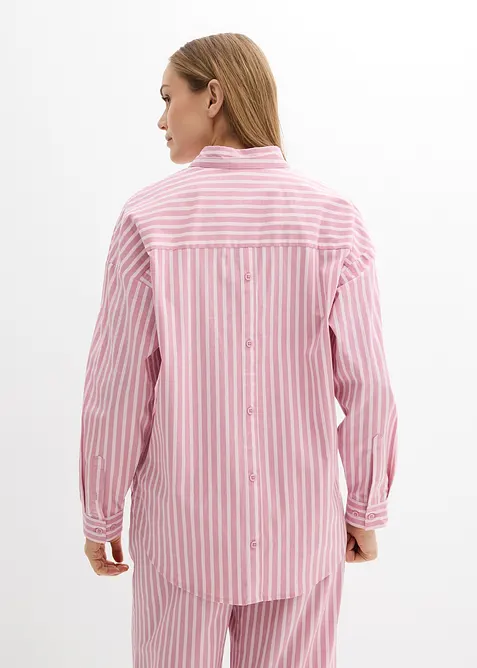 Oversized bluse i bomullspopelin, bonprix