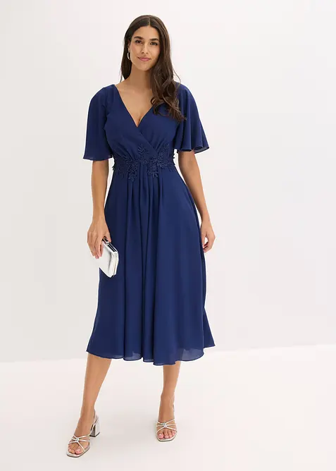 Cocktailkjole med blonder, bonprix