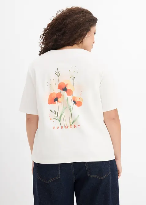 T-skjorte i 100% &oslash;kologisk bomull, bonprix