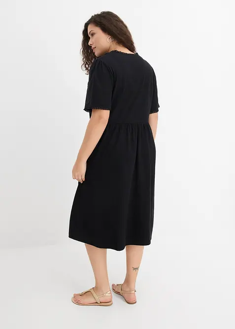 Trikotkjole i 100% bomull, bonprix