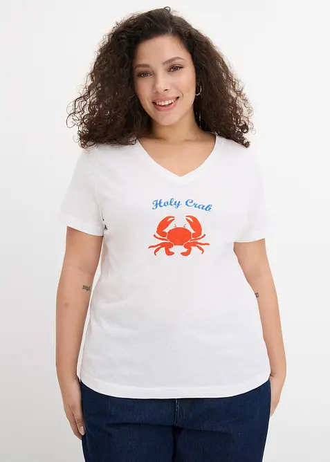 T-skjorte i 100% bomull, bonprix