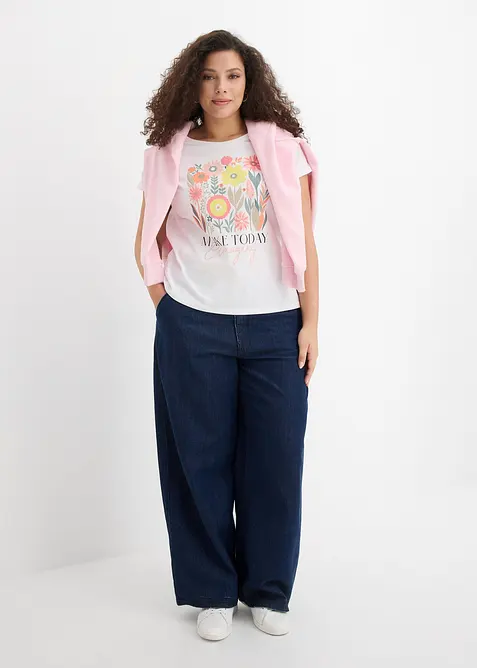 T-skjorte i 100% bomull, bonprix