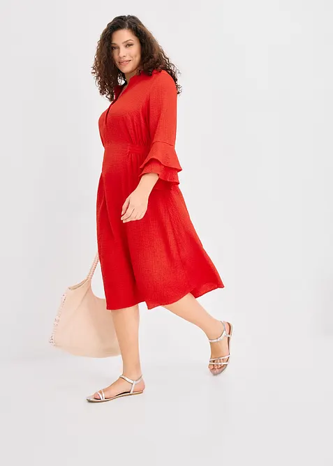 Kjole i viskosemiks, bonprix