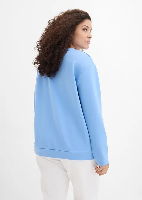 Sweatshirt i 100% bomull, bonprix
