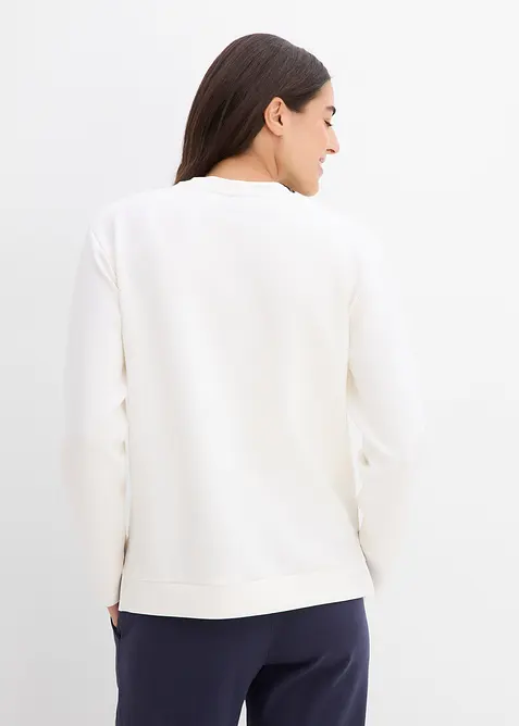 Sweatshirt med viskose, bonprix