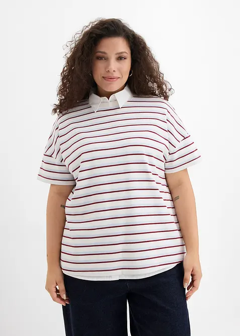 T-skjorte i 100% &oslash;kologisk bomull, bonprix