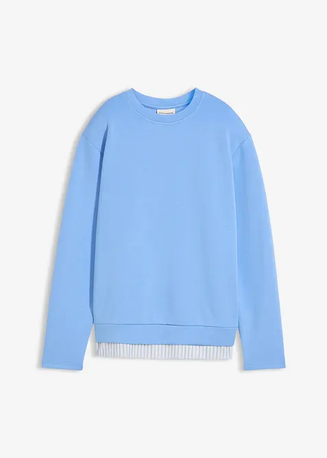 Sweatshirt i 100% bomull, bonprix