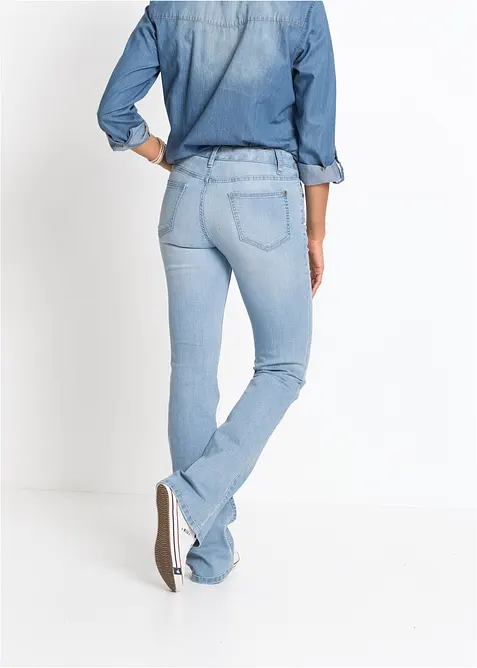 Bootcut-jeans Mid Waist, Komfort-Stretch, bonprix