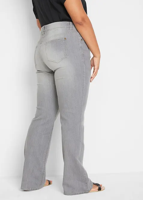 Bootcut-jeans Mid Waist, Komfort-Stretch, bonprix