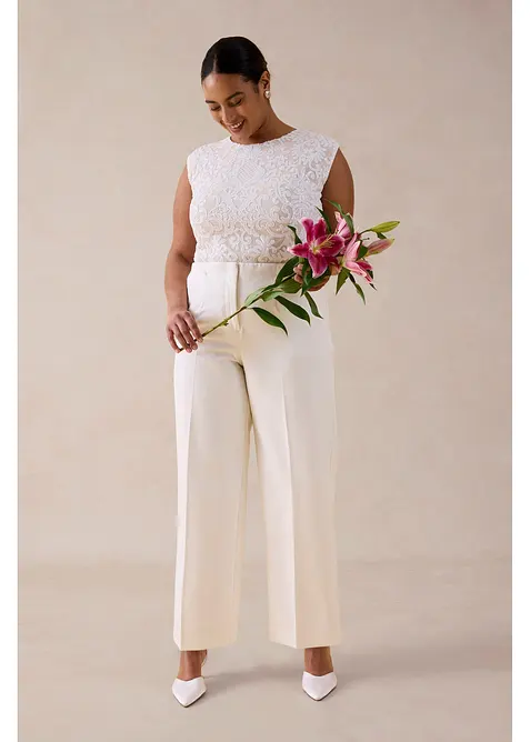 Bukse med vide ben, bonprix