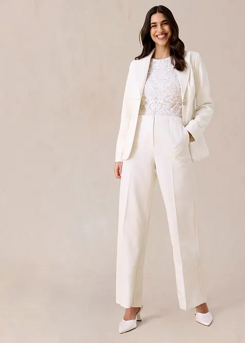 Bukse med vide ben, bonprix