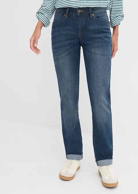 Straight-jeans High Waist, Stretch, bonprix