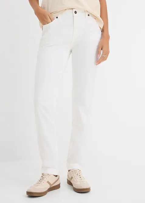 Straight-jeans Mid Waist, Stretch, bonprix