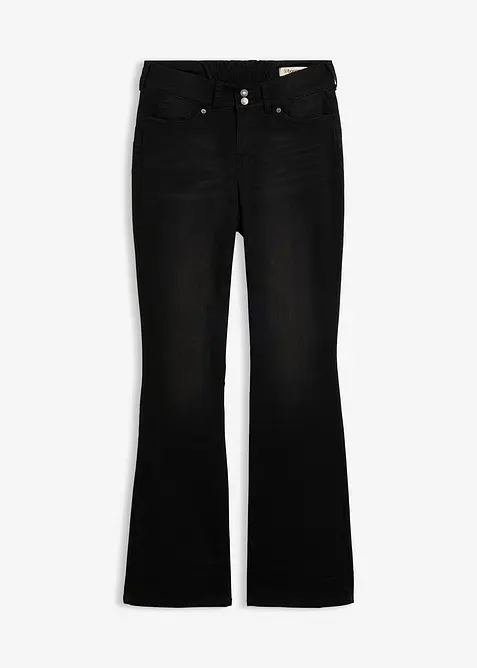Bootcut-jeans Mid Waist, Shaping, bonprix